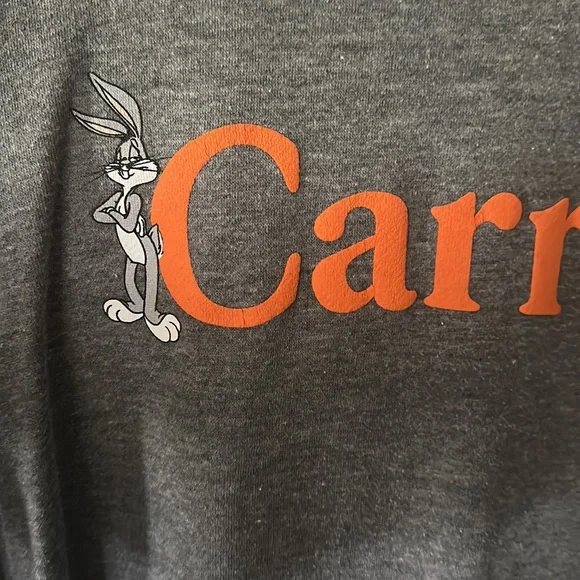 Carrots/Luney Tunes Sweatshirt Crewneck - Picture 3 of 3